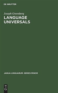 Language universals : with special reference to feature hierarchies