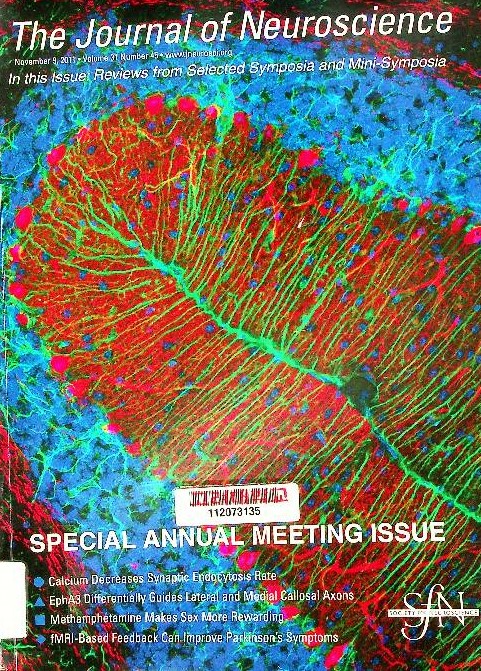 The Journal of neuroscience : the official journal of the Society for Neuroscience