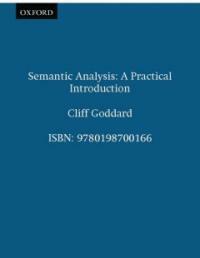 Semantic analysis : a practical introduction