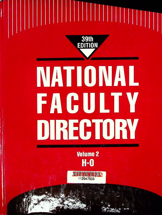The National faculty directory
