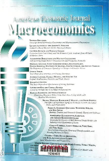 American economic journal : Macroeconomics
