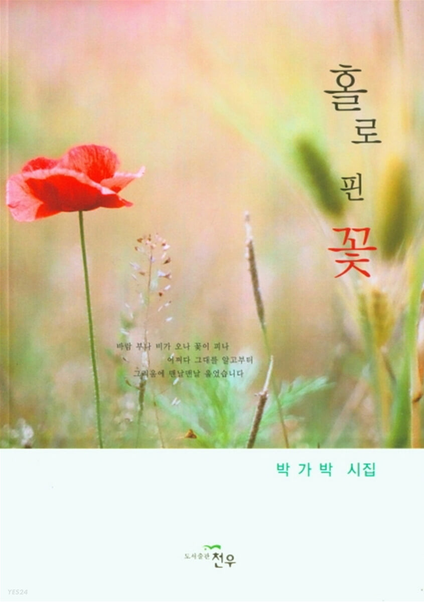 홀로 핀 꽃 : 박가박 시집